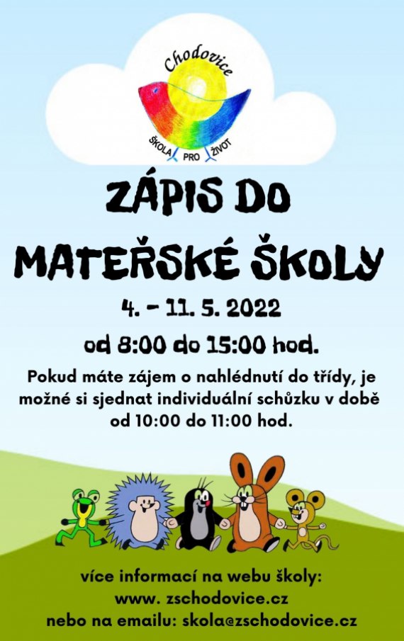 Zápis do MŠ