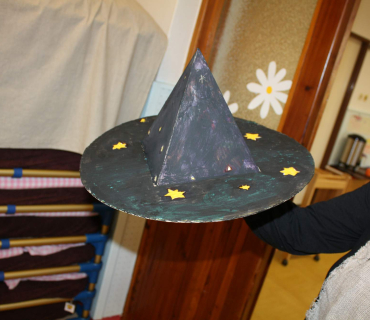 krásný klobouk čaroděje Páti